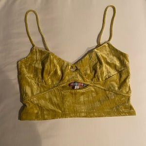 NWT Urban Outfitters Velvet Corset Top
